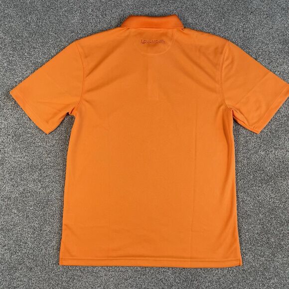 Loudmouth Golf Polo Shirt Mens Lightweight Performance Orange Size Medium NEW - Picture 3 of 12